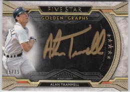 2018 Topps Five Star Detroit Tigers Alan Trammell Golden Graphs Autograph FGG-AT(Lastナンバー!) 35/35