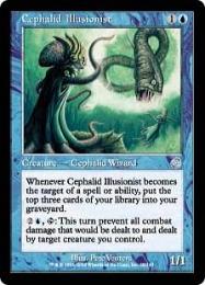 【TOR】【JPN】【Foil】《セファリッドの幻術師/Cephalid Illusionist》 EX