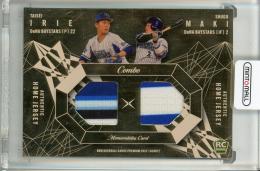 2022 BBM Glory 入江大生/牧秀悟 コンボメモラカード　ルーキーカード【15/15】 横浜DeNAベイスターズ