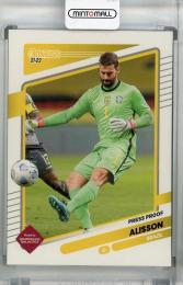 2021-22 Donruss Soccer Road to Qatar Brazil Alisson Base Press Proof Purple(パラレル版) 120/199