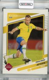 2021-22 Donruss Soccer Road to Qatar Brazil Arthur Base Press Proof Gold(パラレル版) 348/349