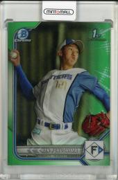 2022 Bowman Chrome NPB 福島蓮 グリーンパラレル【47/99】 北海道日本ハムファイターズ
