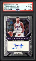 2020-21 Panini Prizm #11 Tyrese Haliburton Rookie Signatures【PSA GEM MT 10】  (MSV#1684)