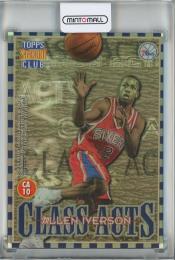1996-97 Topps Stadium Club Allen Iverson/Dikembe Mutombo Class Acts #CA10 Philadelphia 76ers/Atlanta Hawks