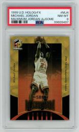 1999-00 Upper Deck HoloGrFX Michael Jordan Maximum/Jordan-AuSome/#MJ4【PSA8】 Chicago Bulls