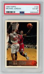 1996-97 Topps  Michael Jordan #139【PSA6】 Chicago Bulls