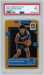 2022-23 Panini Donruss Optic Paolo Banchero Orange Prizm/Rated Rookie/#221【018/199】【PSA9】 Orlando Magic