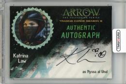 2017 CRYPTOZOIC Arrow Season Three Autographs #KL2 Katrina Law as Nyssa al Ghul
