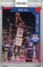 1994-95 Upper Deck Collector's Choice Detroit Pistons Grant Hill #409 International Japanese II Gold Signatures