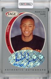 1998 SAGE  Rashard Lewis Autographs Silver(パラレル版) 64/400