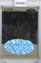 1999 SAGE  B.J. McKie Autographs Platinum 1/50