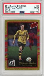 2016 PANINI Donruss  Christian Pulisic Gold #224 DD【PSA9】 Borussia Dortmund