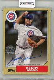 2022 TOPPS Kerry Wood 1987 Topps Autographs #87BAKW Chicago Cubs