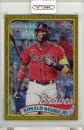 2024 TOPPS Series2 Ronald Acuna Jr. 1989 Topps Silver Pack Chrome Gold Refractors #2T89C56【29/50】 Atlanta Braves