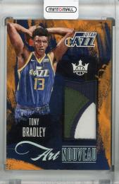 2017-18 Panini Court Kings Utah Jazz Tony Bradley Art Nouveau Jerseys Masterpiece #AN-TB 1/1