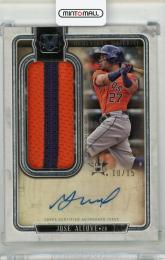 2018 TOPPS Museum Collection Jose Altuve Momentous Material Jumbo Patch Autographs #JPAJA【10/15】 Houston Astros