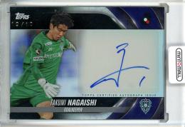 2024 Topps J-league Flagship Jリーグ フラッグシップ 永石拓海 直筆サインカード/Black Parallels/#A-NG【10/10】 アビスパ福岡