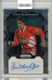 2023-24 Panini Prizm Premier League Soccer Steve McManaman Base Autographs Liverpool FC