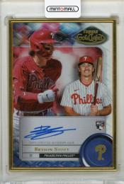 2022 TOPPS Gold Label Bryson Stott Framed Autographs #FASTOT Philadelphia Phillies