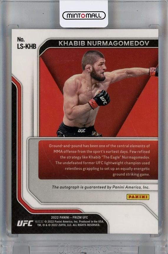 ufc　ハビブ・ヌルマゴメドフ　サインカード ufc ハビブ・ヌルマゴメドフ サインカード - メルカリ