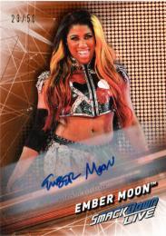 2019 Topps WWE SmackDown Live  Ember Moon Autograph 23/50