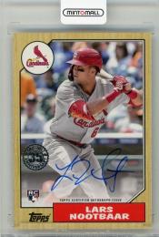 2022 TOPPS Series 2 Lars Nootbaar 1987 Topps Autographs #87BALN St.Louis Cardinals