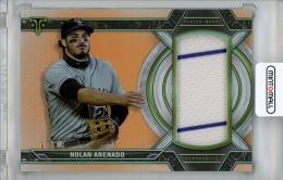 2021 TOPPS Triple Threads Nolan Arenado Single Jumbo Relic Amber 18枚限定 /7