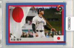 2023 Team Samurai Japan TOPPS WBC Shohei Ohtani Blue #17【24/88】 TEAM JAPAN