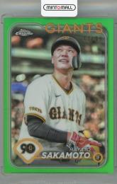 2024 Topps Chrome NPB 坂本勇人 Green【43/99】 読売ジャイアンツ