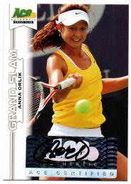 2013 ACE AUTHENTIC Grand Slam / ANNA ORLIK Autographs