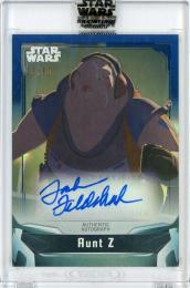 2021 TOPPS Star Wars Signature Series Blue Parallel Autograph Tovah Feldshuh as Aunt Z 【23/50】