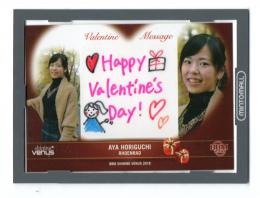 2018 BBM Shinig Venus シャイニングヴィーナス ラート 堀口文 バレンタインメッセージカード 23/30