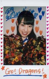 2019 BBM チアリーダー Dancing Heroine-舞-  中日 NANAKA 直筆サイン入りチェキ 05/10