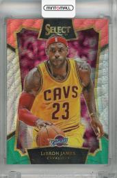 2015-16 Panini Select Lebron James Tri-Color Prizms #47 ※裏面初期傷あり Cleveland Cavaliers