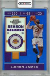 2019-20 Panini Contenders Optic Lebron James Season Ticket Blue #88 【39/99】 Los Angeles Lakers