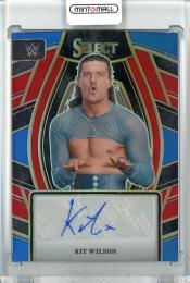 2024 Panini Select WWE Kit Wilson Red Prizm/Signature Selections/#SL-KWL【16/99】 SmackDown