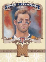 2012 Upper Deck Goodwin Champions  Ned Crotty Memorabilia