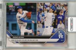2025 Topps Now Shohei Ohtani Game for the Ages: 10 Ks and 3 HRs Seal MLB Lore #884