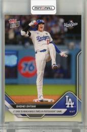2025 Topps Now Shohei Ohtani 1st Ever to Reach Base 9 Times in Postseason Game #906