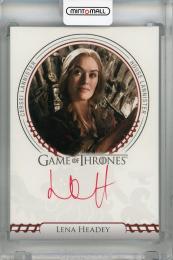 2024 Rittenhouse Game of Thrones Legends of the Realm Lena Headey Sigil Autographs