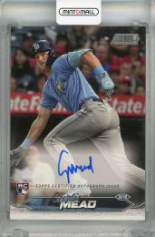 2024 Topps Stadium Club Curtis Mead Base Autographs #SCBA-CM RC ※初期傷・裏面白かけあり Tampa Bay Rays