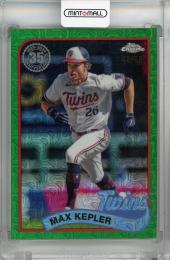 2024 Topps Update Series Max Kepler 1989 Topps Baseball Chrome Silver Packs Green Mojo #T89CU-45【48/99】 Minnesota Twins