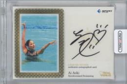 2013 BBM リアルヴィーナス / 青木愛(シンクロナイズドスイミング) LEGEND VENUS直筆サインカード 【162/210】