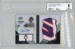 2012 TOPPS Triple Threads Yu Darvish Letter Plus Relic Autographs【2/3】【BGS8】《ケース左下側にキズ有り》 Texas Rangers