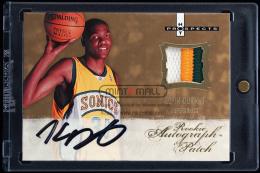 2007-08 Fleer Hot Prospects #123 Kevin Durant RC Patch Autograph【182/399】 Seattle Supersonics