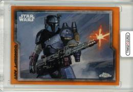 2021 Topps Chrome Star Wars Legacy  Mandalorian Concept Art MCA3 Brian Matyas Season1 Episode3 Orange Refractor(Lastナンバー!) 25/25