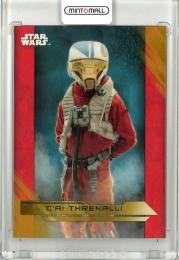 2017 Topps Star Wars The Last Jedi  C'ai Threnalli #20 Gold Parallel 08/25