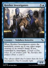 【MKM】【ENG】〈060-C-U〉《有能な調査員/Hotshot Investigators》