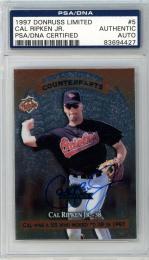 1997 DONRUSS Limited Cal Ripken Jr. #5 Authentic Autograph【PSA/DNA CERTIFIED】 Baltimore Orioles