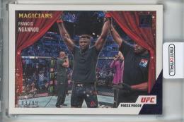 2022 Panini Donruss UFC  Francis Ngannou Magicians Press Proof Purple #7【83/99】